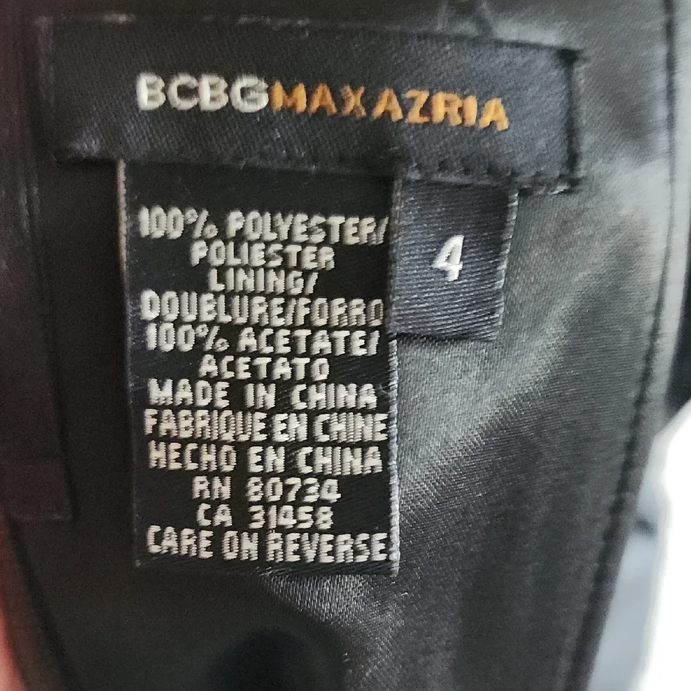 BCBGMaxAzria Strapless Black Sequin Dress Whimsigoth Y2K Indie Sleaze - Picture 8 of 12